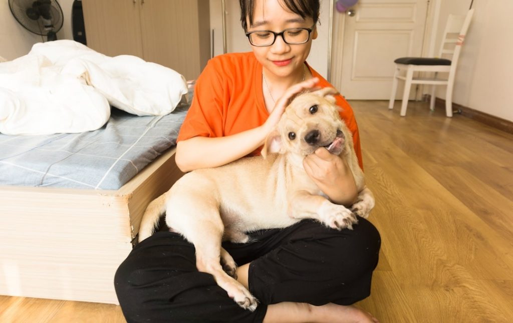 An Oncologist with a dog